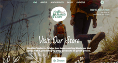 Desktop Screenshot of healthproductscentre.com